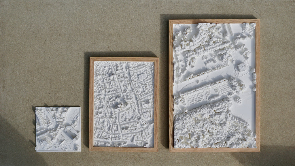 Personalized 3D map | Includes frame | Choose your own location