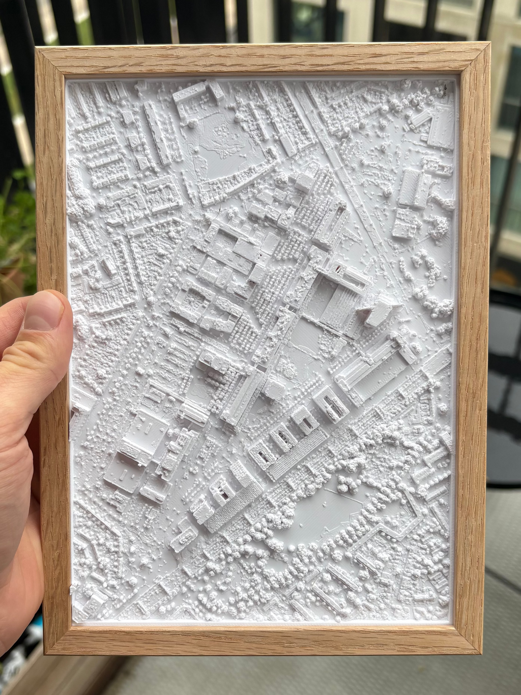 Personalized 3D map | Includes frame | Choose your own location